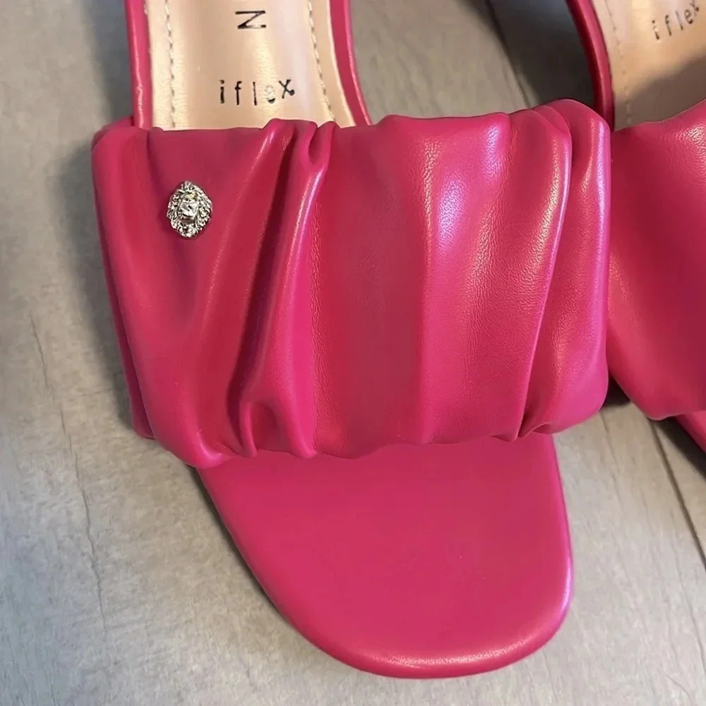 NWOT Anne Klein Ladessa IFLEX Slip-On Sandal Block Heel, Size 8 - Picture 7 of 7